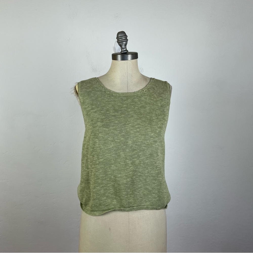 Free People Beach Green Sleeveless Top